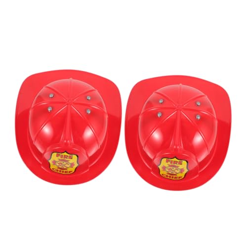 WOONEKY Fantasievoller Feuerwehrhelm Für Kinder Rote Feuerwehrmütze Für Verkleidungs-rollenspiele WOONEKY Fantasievoller Feuerwehrhelm Für Kinder Rote Feuerwehrmütze Für Verkleidungs-rollenspiele von WOONEKY