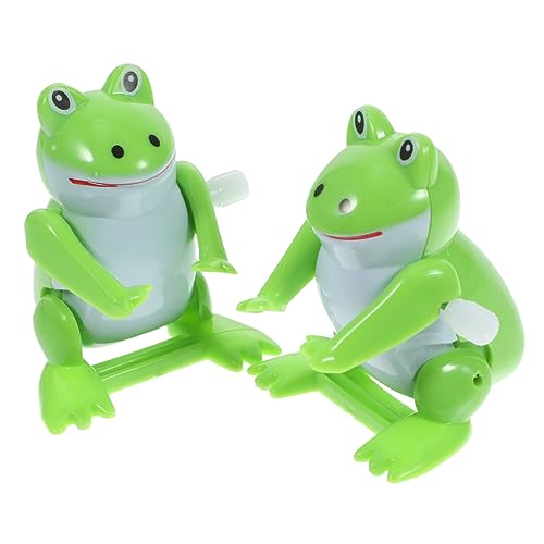 WOONEKY Aufziehspielzeug Frosch 2 Stück Jungen Und Mädchen Froschspielzeug Uhrwerkspielzeug Für Kinder Leuchtende Farben Sicher Für Jungen Und Mädchen WOONEKY Aufziehspielzeug Frosch 2 Stück Jungen Und Mädchen Froschspielzeug Uhrwerkspielzeug Für Kinder Leuchtende Farben Sicher Für Jungen Und Mädchen von WOONEKY