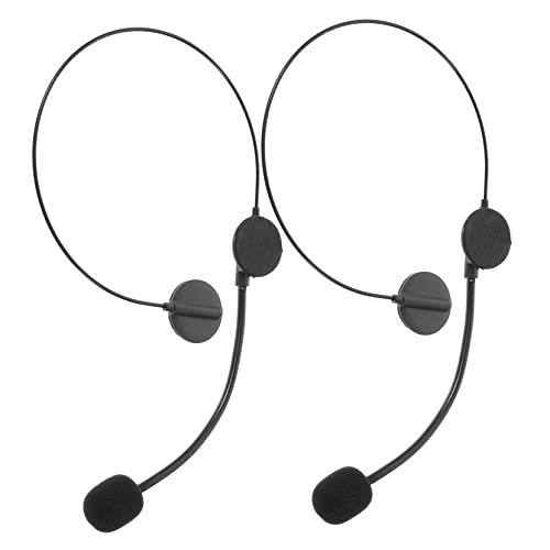 WOONEKY 2Stücke Cosplay Mikrofon mit Headset Realistisches für Partys Rollenspiele und Kreative Darstellung WOONEKY 2Stücke Cosplay Mikrofon mit Headset Realistisches für Partys Rollenspiele und Kreative Darstellung von WOONEKY