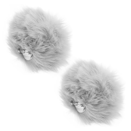 WOONEKY 2Stücke Flauschige Hasenschwänze mit Clips für Cosplay Abnehmbarer Kaninchenzubehör Niedliche Kostüm Requisiten für Mottopartys und Maskeraden WOONEKY 2Stücke Flauschige Hasenschwänze mit Clips für Cosplay Abnehmbarer Kaninchenzubehör Niedliche Kostüm Requisiten für Mottopartys und Maskeraden von WOONEKY