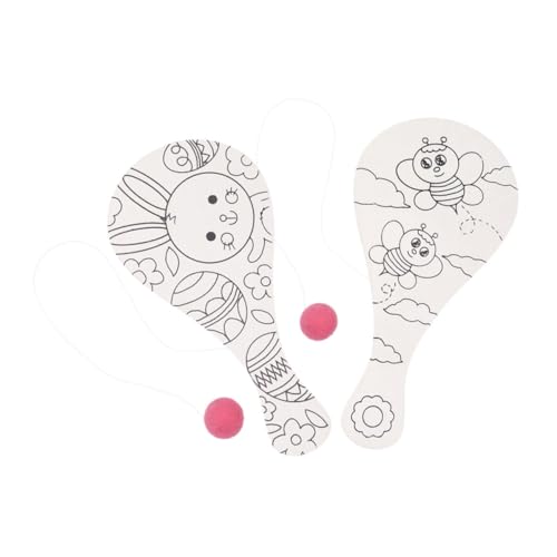 WOONEKY 2Stücke Handgemalte Paddel für DIY Graffiti Bastel und Malspaß für Jungen und Mädchen Kreatives Vorschulspielzeug für Stundenlangen Spaß WOONEKY 2Stücke Handgemalte Paddel für DIY Graffiti Bastel und Malspaß für Jungen und Mädchen Kreatives Vorschulspielzeug für Stundenlangen Spaß von WOONEKY