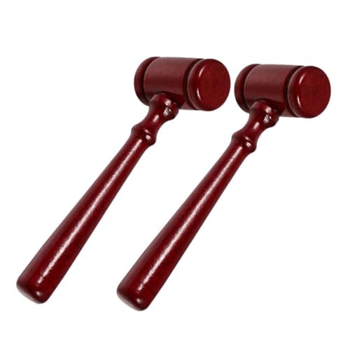 WOONEKY 2Stücke Richterhammer Holzspielzeug für Rollenspiele Auktionshammer für Leicht Tragbar und Langlebig für Geburtstagsgeschenke und Festivals WOONEKY 2Stücke Richterhammer Holzspielzeug für Rollenspiele Auktionshammer für Leicht Tragbar und Langlebig für Geburtstagsgeschenke und Festivals von WOONEKY