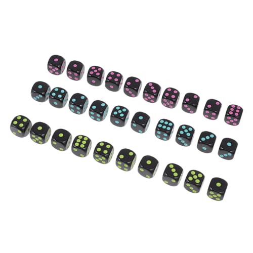 WOONEKY 3 Sätze Acrylwürfel Praktische Würfel mit Abgerundeten Kanten für Unterhaltsame Spieleabende für Brettspiele und Party Events WOONEKY 3 Sätze Acrylwürfel Praktische Würfel mit Abgerundeten Kanten für Unterhaltsame Spieleabende für Brettspiele und Party Events von WOONEKY