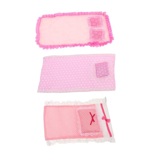 WOONEKY 3 Sätze Maßstab Leichtes Material Kompatibel mit Mini Schlafzimmer Möbel Für Puppenliebhaber und Sammler WOONEKY 3 Sätze Maßstab Leichtes Material Kompatibel mit Mini Schlafzimmer Möbel Für Puppenliebhaber und Sammler von WOONEKY