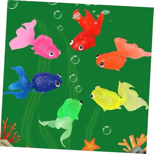 WOONEKY 3 Sätze Wasserspielzeug Weiche Bunte Goldfische mit Netzen Cartoon Badetier für Jungen und Mädchen Langlebig und Sicher Fördert Farbenlernen und Fantasie Zufällige Zufällige Farbe WOONEKY 3 Sätze Wasserspielzeug Weiche Bunte Goldfische mit Netzen Cartoon Badetier für Jungen und Mädchen Langlebig und Sicher Fördert Farbenlernen und Fantasie Zufällige Zufällige Farbe von WOONEKY