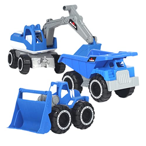 WOONEKY 3 Stück Baufahrzeug Strand für Sandkasten Auto LKWs Maschinenbau Spielzeugwerkzeuge Simulationstechnische Fahrzeuge Bagger-LKW Spielzeugfahrzeuge Blau WOONEKY 3 Stück Baufahrzeug Strand für Sandkasten Auto LKWs Maschinenbau Spielzeugwerkzeuge Simulationstechnische Fahrzeuge Bagger-LKW Spielzeugfahrzeuge Blau von WOONEKY