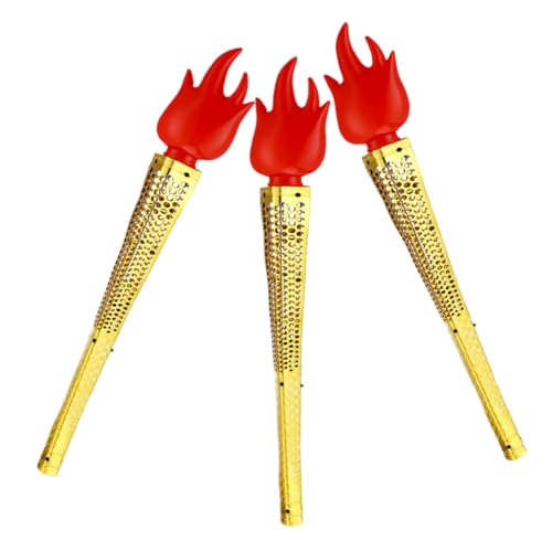 WOONEKY 3 Stück Fake Fackel Realistische Plastik Torch für Schulveranstaltungen Cosplay Partys und Sportwettkämpfe Batterien nicht Enthalten WOONEKY 3 Stück Fake Fackel Realistische Plastik Torch für Schulveranstaltungen Cosplay Partys und Sportwettkämpfe Batterien nicht Enthalten von WOONEKY