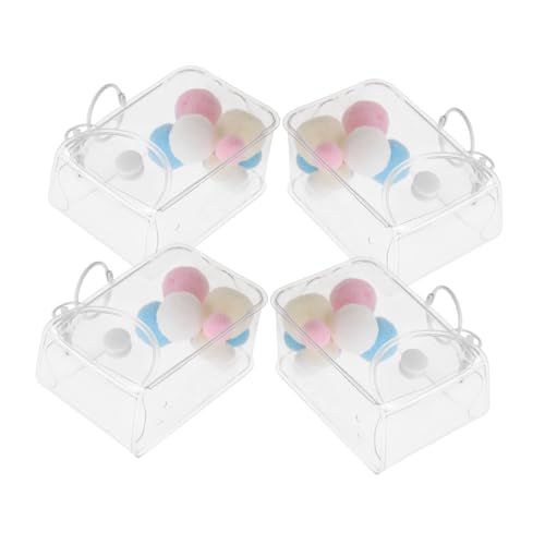 WOONEKY 3 Stück Mini PVC Sammelfiguren Tasche Transparent Tragetasche für Figurenaufbewahrung Stylische Aufbewahrungstasche für Sammler und Mini Doll Display Case WOONEKY 3 Stück Mini PVC Sammelfiguren Tasche Transparent Tragetasche für Figurenaufbewahrung Stylische Aufbewahrungstasche für Sammler und Mini Doll Display Case von WOONEKY