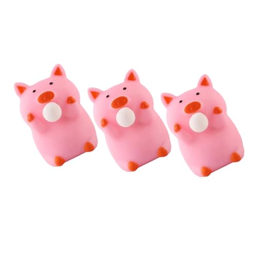 WOONEKY 3 Stück Niedliche Schwein Stressspielzeug zum Drücken Anti Angst Fidget Toy Weiches Squishy Pig Squeeze und Party mitgebsel für Erwachsene WOONEKY 3 Stück Niedliche Schwein Stressspielzeug zum Drücken Anti Angst Fidget Toy Weiches Squishy Pig Squeeze und Party mitgebsel für Erwachsene von WOONEKY