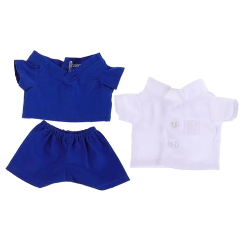 WOONEKY 3 Stück Plüschbär Arztkostüm Teiliges aus Weichem Stoff Shirt und Hose Puppenkleidung für Kuscheltier Komfortables Material Detaillierte Verarbeitung Zubehör für Stofftiere WOONEKY 3 Stück Plüschbär Arztkostüm Teiliges aus Weichem Stoff Shirt und Hose Puppenkleidung für Kuscheltier Komfortables Material Detaillierte Verarbeitung Zubehör für Stofftiere von WOONEKY