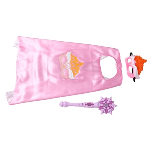 WOONEKY 3 Stück Prinzessin Dress -up -Set Halloween-Accessoires Prinzessinnen-partyzubehör Umhang Verkleiden Halloween -partyzubehör Kleider Anziehen Partykostümzubehör Kunststoff Rosa WOONEKY 3 Stück Prinzessin Dress -up -Set Halloween-Accessoires Prinzessinnen-partyzubehör Umhang Verkleiden Halloween -partyzubehör Kleider Anziehen Partykostümzubehör Kunststoff Rosa von WOONEKY