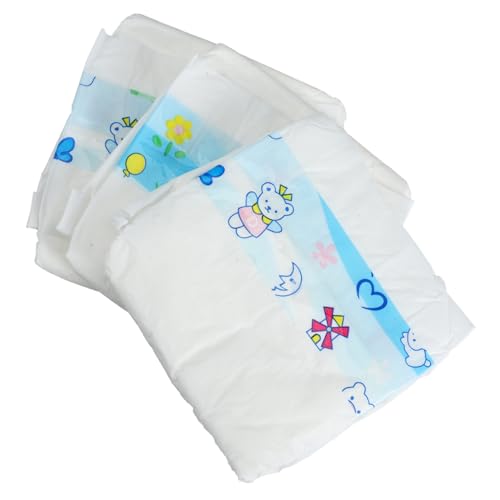 WOONEKY 3 Stück Puppenwindeln für Babypuppen Dekorative Puppenzubehörteile für Rollenspiele Geeignet für Ab Jahren Liebevolle Handarbeit für Kreative Spiele von WOONEKY