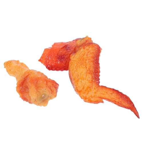 WOONEKY 3 Stück Realistische Fake Food Hähnchenbeine Lifelike Fried Drumstick Kunstvolle Küchen Dekoration für Party Displays und Fotorequisiten Strapazierfähig und Platzsparend WOONEKY 3 Stück Realistische Fake Food Hähnchenbeine Lifelike Fried Drumstick Kunstvolle Küchen Dekoration für Party Displays und Fotorequisiten Strapazierfähig und Platzsparend von WOONEKY
