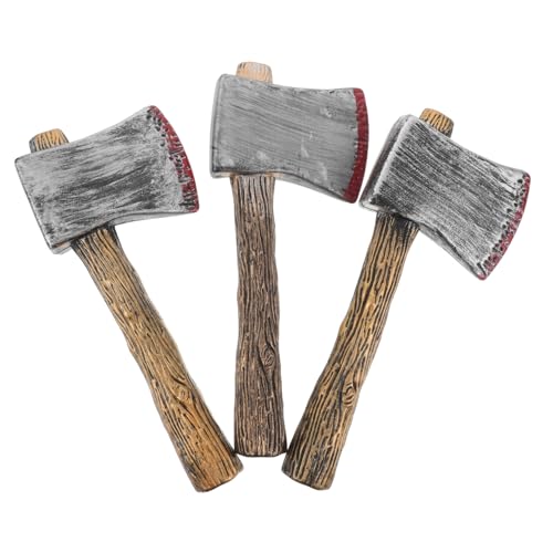 WOONEKY 3 Stück Realistische Halloween Axt mit Blutflecken Langlebige Horror Deko für Piratenkostüme Spukhaus und Garten als Fest Requisite und Grusel Accessoire WOONEKY 3 Stück Realistische Halloween Axt mit Blutflecken Langlebige Horror Deko für Piratenkostüme Spukhaus und Garten als Fest Requisite und Grusel Accessoire von WOONEKY
