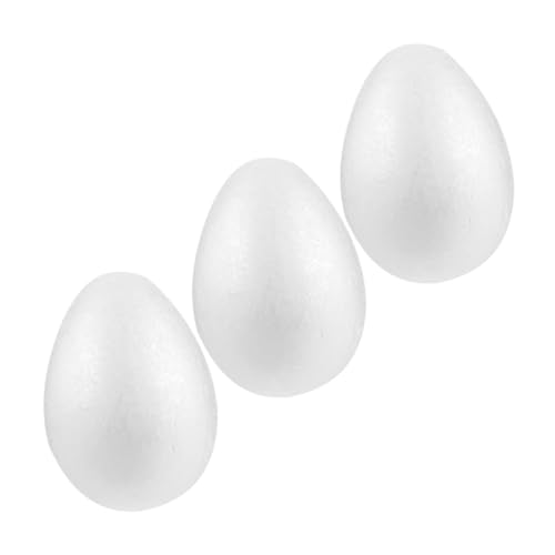 WOONEKY 3 Stück Schaum Eier, Weide Eier, Eierbasteln, Dekorative Eier, Basteln, Simulations Eier, Eiermalerei, Schaumstoffe, Eierpicks, Bezaubernde Eier Dekorationen, Künstliche Eier, DIY WOONEKY 3 Stück Schaum Eier, Weide Eier, Eierbasteln, Dekorative Eier, Basteln, Simulations Eier, Eiermalerei, Schaumstoffe, Eierpicks, Bezaubernde Eier Dekorationen, Künstliche Eier, DIY von WOONEKY