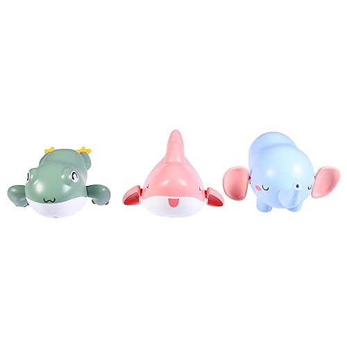 WOONEKY 3 Stück Teiliges Badespielzeug Lustige Wasser Spritzende Spielzeuge Rosa Grüner Frosch für Kleinkinder für Badewanne und Pool Leicht und Farbenfroh für Eltern Junge Mädchen von WOONEKY