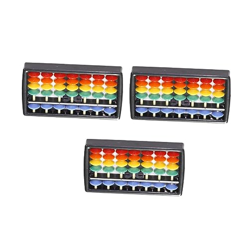 WOONEKY 3 Stück Teiliges Kunststoff Set mit Perlen pro Stange Buntes Tragbares Rechenhilfsmittel für Leichtes Arithmetisches Lernspielzeug zur Frühkindlichen Mathematikförderung WOONEKY 3 Stück Teiliges Kunststoff Set mit Perlen pro Stange Buntes Tragbares Rechenhilfsmittel für Leichtes Arithmetisches Lernspielzeug zur Frühkindlichen Mathematikförderung von WOONEKY