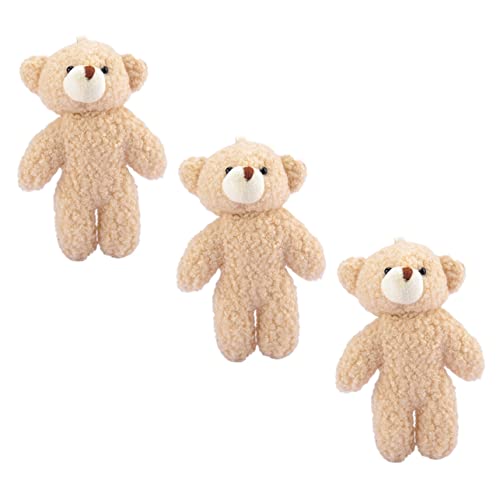 WOONEKY 3 Stück Teiliges Plüschbären Schlüsselanhänger Süße Stofftier Taschenanhänger für Tolle Deko für Schlüssel und Taschen für Besondere Anlässe WOONEKY 3 Stück Teiliges Plüschbären Schlüsselanhänger Süße Stofftier Taschenanhänger für Tolle Deko für Schlüssel und Taschen für Besondere Anlässe von WOONEKY