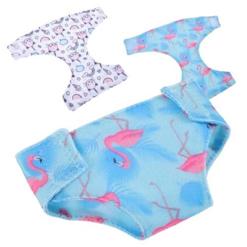WOONEKY 3 Stück Teiliges Puppenunterwäsche aus Weichem Realistische Puppen Panties für Puppen Zubehör für Puppenkleidung und Rollenspiele von WOONEKY