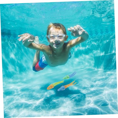 WOONEKY 3 Stück Teiliges Tauchspielzeug für Gewichtete Cartoon Buntes Wasserspielzeug Sicher und Langlebig Fördert Schwimmfähigkeiten Geeignet für Pool und Badewanne WOONEKY 3 Stück Teiliges Tauchspielzeug für Gewichtete Cartoon Buntes Wasserspielzeug Sicher und Langlebig Fördert Schwimmfähigkeiten Geeignet für Pool und Badewanne von WOONEKY