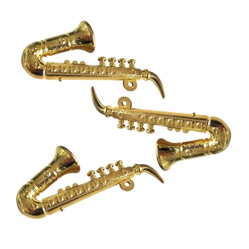 WOONEKY 3 Stücke Teiliges Mini Saxophon Spielzeugset aus Leichtem Kunststoff Realistische Puppenhaus Musikinstrumente für Ab Jahren Dekoratives Zubehör für Kinderzimmer und Puppenhaus WOONEKY 3 Stücke Teiliges Mini Saxophon Spielzeugset aus Leichtem Kunststoff Realistische Puppenhaus Musikinstrumente für Ab Jahren Dekoratives Zubehör für Kinderzimmer und Puppenhaus von WOONEKY