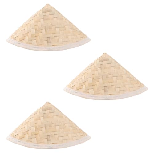 WOONEKY Dekorative Kappe Für Kleinkinder Jungen Und Mädchen Handbemalt Gewebter Hut Für Outdoor-aktivitäten 3-teiliges Set von WOONEKY