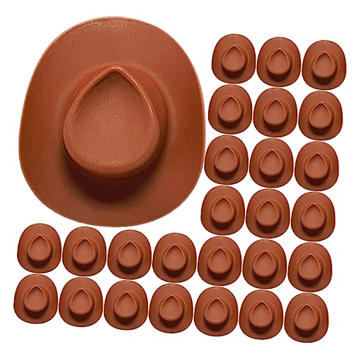 WOONEKY 30 Stück Mini Cowgirl Hut Teiliges aus Dekoration für Kuchen und Puppen Mini Hut Zubehör für Festliche Anlässe WOONEKY 30 Stück Mini Cowgirl Hut Teiliges aus Dekoration für Kuchen und Puppen Mini Hut Zubehör für Festliche Anlässe von WOONEKY