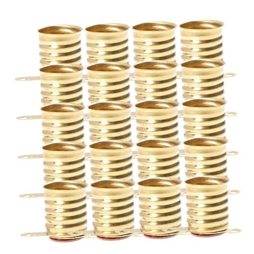 WOONEKY 30 Stück Mini LED Lampenfassung aus Vollkupfer Schraubsockel für Kleine Glühbirnen für Schüler Experimente und Heimdekoration Elegantes Design Vielseitig Einsetzbar WOONEKY 30 Stück Mini LED Lampenfassung aus Vollkupfer Schraubsockel für Kleine Glühbirnen für Schüler Experimente und Heimdekoration Elegantes Design Vielseitig Einsetzbar von WOONEKY
