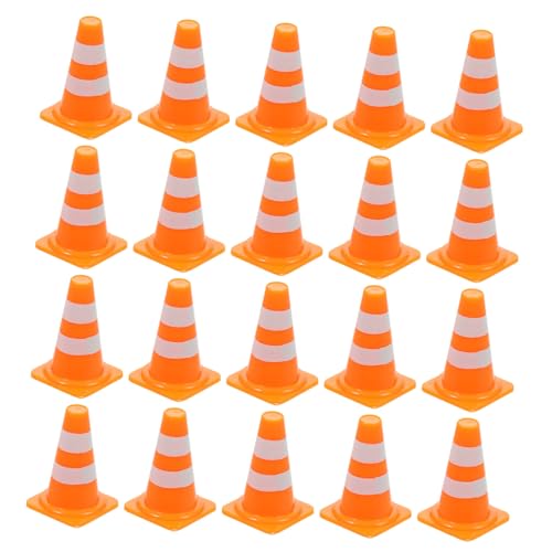 WOONEKY 30 Stück Teiliges Mini verkehrszeichen Realistische Straßensperren und Leitkegel in Leuchtendem Orange Leicht und Tragbar für Verkehrssicherheitserziehung bei Kindern Fördert WOONEKY 30 Stück Teiliges Mini verkehrszeichen Realistische Straßensperren und Leitkegel in Leuchtendem Orange Leicht und Tragbar für Verkehrssicherheitserziehung bei Kindern Fördert von WOONEKY
