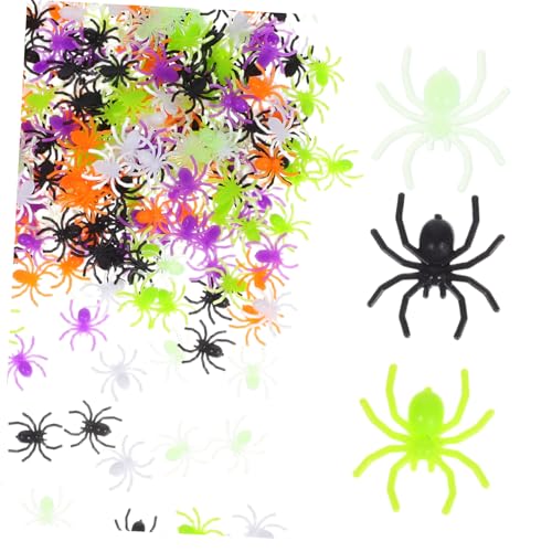 WOONEKY 300 Stück Realistische Halloween Spinnen Lustige Kunststoff Spinnenspielzeuge für Scherzdeko für Halloween Partys und Gruseldekorationen im Freien WOONEKY 300 Stück Realistische Halloween Spinnen Lustige Kunststoff Spinnenspielzeuge für Scherzdeko für Halloween Partys und Gruseldekorationen im Freien von WOONEKY