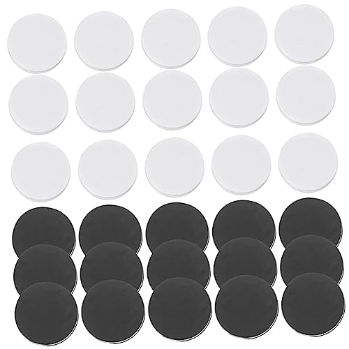 WOONEKY 30Stücke Teiliges Schachfiguren und Weiß Ersatzteile für Schach und Praktische und Schachzubehörteile für Brettspiele und Reisen von WOONEKY