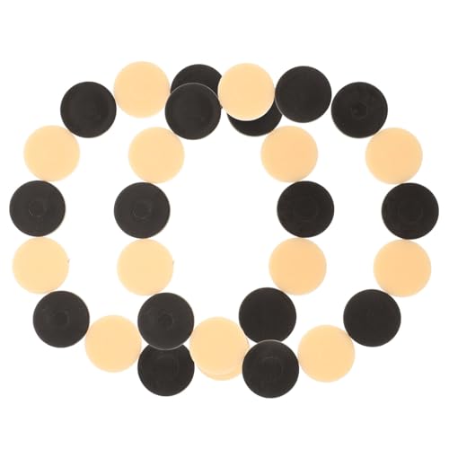 WOONEKY 32 Stück Teiliges Kunststoff spielsteine für Brettspiele Runde Checkers Pieces Langlebige Spielsteine Ersatzteile Kompakt und Tragbar für Gesellschaftsspiele Geeignet von WOONEKY