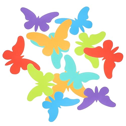WOONEKY 36 Stück Teiliges Eva Schmetterling Bastelset Langlebige Schmetterlingsformen aus Schaumstoff Flexibel Reißfest für Kindergarten DIY Wanddekoration und Kreative Bastelprojekte von WOONEKY