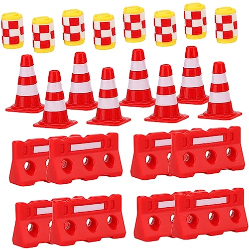 WOONEKY 36 Stück Teiliges Verkehrsbau Spielzeugset für Lernspielzeuge mit Verkehrszeichen Roten Kegeln und Gelben Barrieren für Kognitive Entwicklung und Verkehrserziehung WOONEKY 36 Stück Teiliges Verkehrsbau Spielzeugset für Lernspielzeuge mit Verkehrszeichen Roten Kegeln und Gelben Barrieren für Kognitive Entwicklung und Verkehrserziehung von WOONEKY