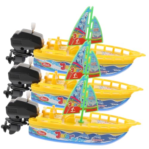 WOONEKY 3Stücke Aufziehbares Segelboot Badespielzeug Wasserspielzeug für Kleinkinder Fördert Hand Augen Koordination und Interaktive der Badewanne Sicher und Langlebig WOONEKY 3Stücke Aufziehbares Segelboot Badespielzeug Wasserspielzeug für Kleinkinder Fördert Hand Augen Koordination und Interaktive der Badewanne Sicher und Langlebig von WOONEKY