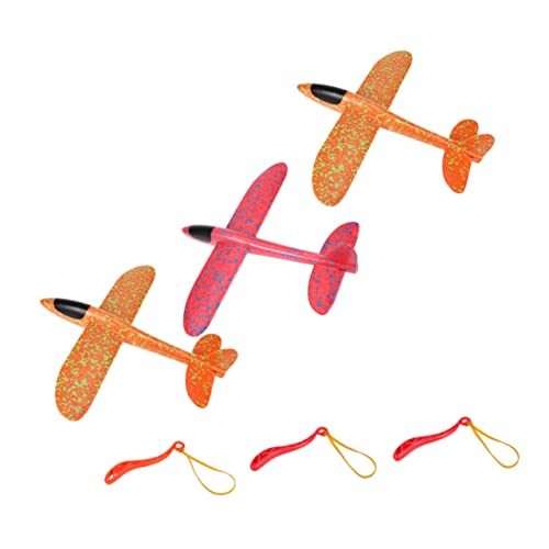 WOONEKY 3Stücke Teiliges Schleuderflugzeug für Cartoon Design Umweltfreundliches Material Leicht und Flexibel für Outdoor Spiele Zufällige Farben Spaß Beim Fliegen WOONEKY 3Stücke Teiliges Schleuderflugzeug für Cartoon Design Umweltfreundliches Material Leicht und Flexibel für Outdoor Spiele Zufällige Farben Spaß Beim Fliegen von WOONEKY
