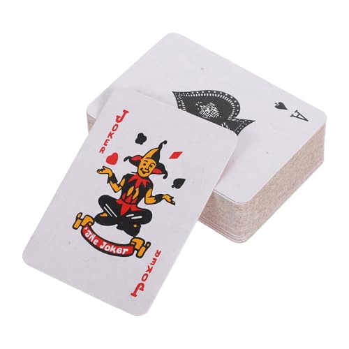 WOONEKY 3er-Set mit Mini-Spielkartendecks: Tragbares Reisespiel, winzige Pokerkarten als Partygeschenk – originelles für Urlaub und Reisen von WOONEKY