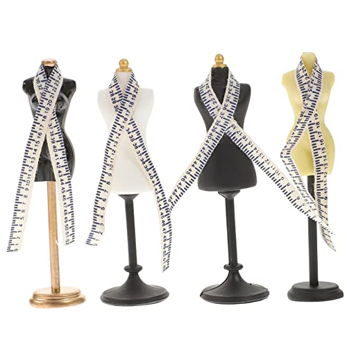 WOONEKY 4 Sätze Teiliges Miniatur Weibliches Mannequin Kleine Nähpuppe mit Stabilem Material Glatte Oberfläche Puppenhaus Zubehör für Kreative Kleidungsdekoration und Puppenzimmer WOONEKY 4 Sätze Teiliges Miniatur Weibliches Mannequin Kleine Nähpuppe mit Stabilem Material Glatte Oberfläche Puppenhaus Zubehör für Kreative Kleidungsdekoration und Puppenzimmer von WOONEKY