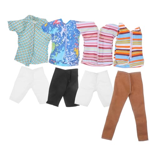WOONEKY 4sätze Puppenkleidung Für Junge Puppe Outfit Kleidung Shorts Kostüm Puppe Sommer DIY Zubehör WOONEKY 4sätze Puppenkleidung Für Junge Puppe Outfit Kleidung Shorts Kostüm Puppe Sommer DIY Zubehör von WOONEKY