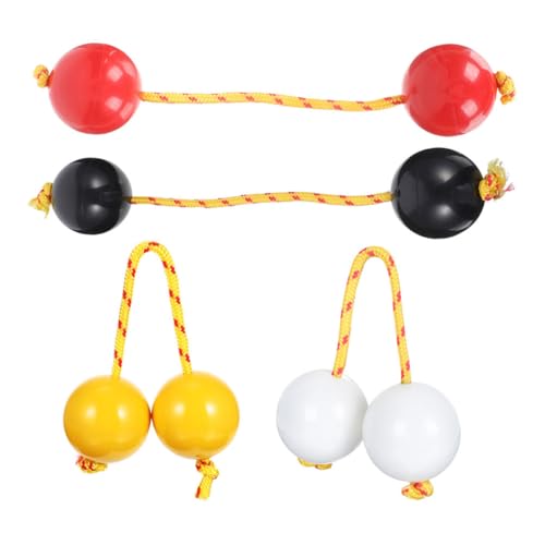WOONEKY 4 Stück Afrikanische Rhythmen Aslatua Shaker: Kashaka Musikalische Handschlaginstrumente Kashaka Rassel Für Erwachsene Anfänger Hochzeiten Partys von WOONEKY