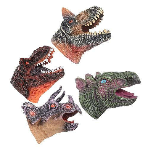WOONEKY 4 Stück Dinosaurier Handpuppen Realistische Figuren für Rollenspiele und Fantasievolles Triceratops Stegosaurus und Brachiosaurus WOONEKY 4 Stück Dinosaurier Handpuppen Realistische Figuren für Rollenspiele und Fantasievolles Triceratops Stegosaurus und Brachiosaurus von WOONEKY