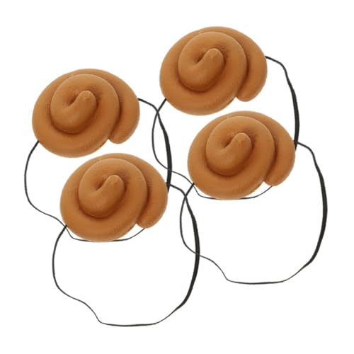 WOONEKY 4 Stück Lustige Poop Mütze Realistischer Hut für Cosplay Partys und Foto Requisiten Einzigartiges Zubehör für Humorvolle Kostüme und Festivals WOONEKY 4 Stück Lustige Poop Mütze Realistischer Hut für Cosplay Partys und Foto Requisiten Einzigartiges Zubehör für Humorvolle Kostüme und Festivals von WOONEKY