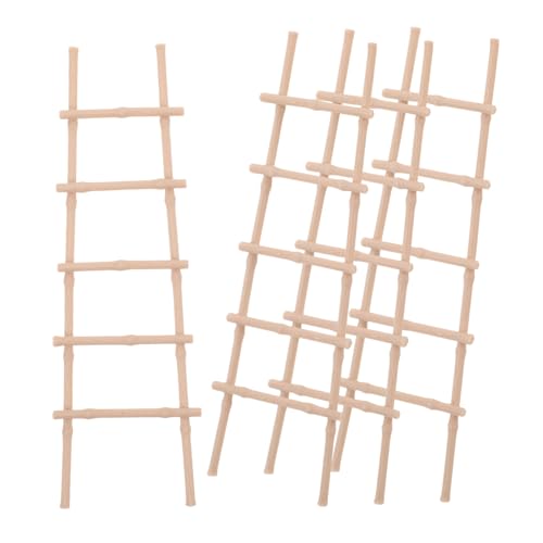 WOONEKY 4 Stück Mini Leiter Modell Dekor Puppenhaus Miniatur Zubehör Miniatur Puppenhaus Treppe Mini Spielzeugleiter Gerade Leiter Hellbrauner WOONEKY 4 Stück Mini Leiter Modell Dekor Puppenhaus Miniatur Zubehör Miniatur Puppenhaus Treppe Mini Spielzeugleiter Gerade Leiter Hellbrauner von WOONEKY