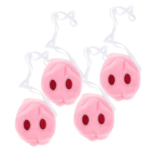 WOONEKY 4 Stück Niedliche Schweinenasen Cosplay Nasen Tiermasken für Karneval Party Weiches Leichtes Material Tragbar Langlebig und Detailgetreu für Halloween Kostüm Zubehör WOONEKY 4 Stück Niedliche Schweinenasen Cosplay Nasen Tiermasken für Karneval Party Weiches Leichtes Material Tragbar Langlebig und Detailgetreu für Halloween Kostüm Zubehör von WOONEKY