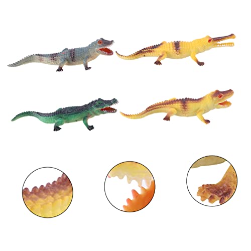 WOONEKY 4 Stück Realistisches Teiliges Krokodil Pädagogische Tierfiguren für Ab Jahren Frühe Lernspielzeuge mit Detaillierten Alligator Modellen in Gelb Grün und Fördert Kognitive WOONEKY 4 Stück Realistisches Teiliges Krokodil Pädagogische Tierfiguren für Ab Jahren Frühe Lernspielzeuge mit Detaillierten Alligator Modellen in Gelb Grün und Fördert Kognitive von WOONEKY