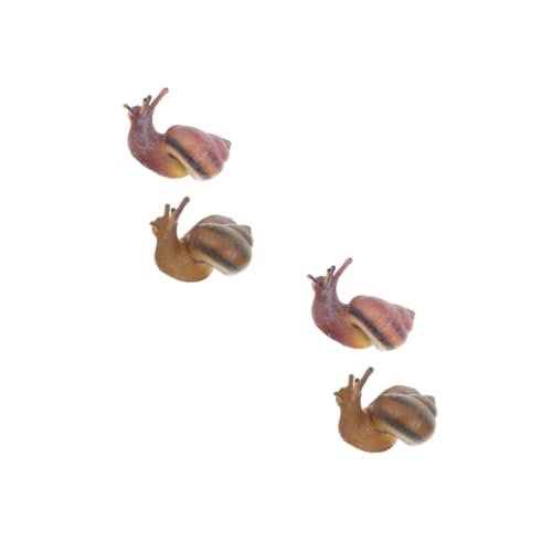 WOONEKY 4 Stück Schneckenmodell, Schneckenfigur, Modell, Gefälschte Schneckenspielzeuge, Desktop Schneckendekoration, Schneckenfiguren, Lebensechte Schneckenstatue, Simulation, WOONEKY 4 Stück Schneckenmodell, Schneckenfigur, Modell, Gefälschte Schneckenspielzeuge, Desktop Schneckendekoration, Schneckenfiguren, Lebensechte Schneckenstatue, Simulation, von WOONEKY
