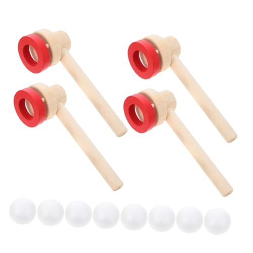 WOONEKY 4 Stück Schwebende Blasrohr Ball Spielzeuge Teiliges aus Holz für Erwachsene Atemtrainer für Sprachtherapie Gleichgewichts und Koordinationsförderung Tragbar und Einfach zu WOONEKY 4 Stück Schwebende Blasrohr Ball Spielzeuge Teiliges aus Holz für Erwachsene Atemtrainer für Sprachtherapie Gleichgewichts und Koordinationsförderung Tragbar und Einfach zu von WOONEKY