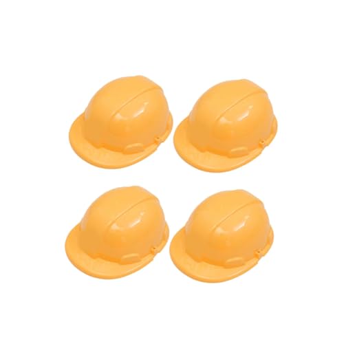 WOONEKY 4 Stück Simulation Bauhelm Sicherheitshelm für Rollenspiele Gelb Leicht Sicher und für Kreative Aktivitäten WOONEKY 4 Stück Simulation Bauhelm Sicherheitshelm für Rollenspiele Gelb Leicht Sicher und für Kreative Aktivitäten von WOONEKY