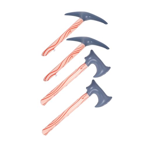 WOONEKY 4 Stück Teiliges Aufblasbares Wildnishaxt- Realistisches Halloween Kostümzubehör Vielseitig für Party Cosplay Themenfeiern und Sichere Spielzeugrequisiten WOONEKY 4 Stück Teiliges Aufblasbares Wildnishaxt- Realistisches Halloween Kostümzubehör Vielseitig für Party Cosplay Themenfeiern und Sichere Spielzeugrequisiten von WOONEKY