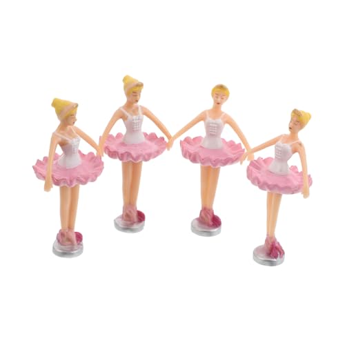 WOONEKY 4 Stück Teiliges Ballett Prinzessinnenpuppen für Musikbox Auto Rotierende Figuren Vintage Musikalische Box Zubehör zur Dekoration WOONEKY 4 Stück Teiliges Ballett Prinzessinnenpuppen für Musikbox Auto Rotierende Figuren Vintage Musikalische Box Zubehör zur Dekoration von WOONEKY